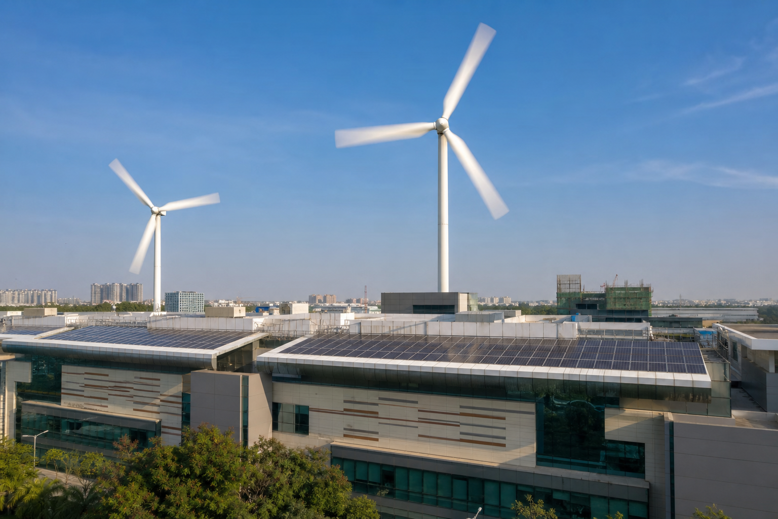 Commercial & malls renewable energy installation